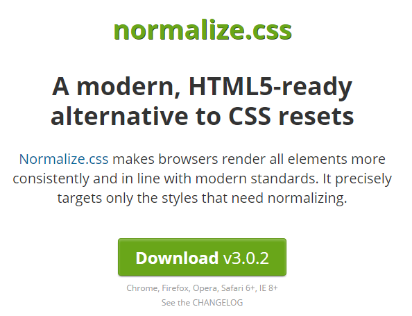 Normalize CSS