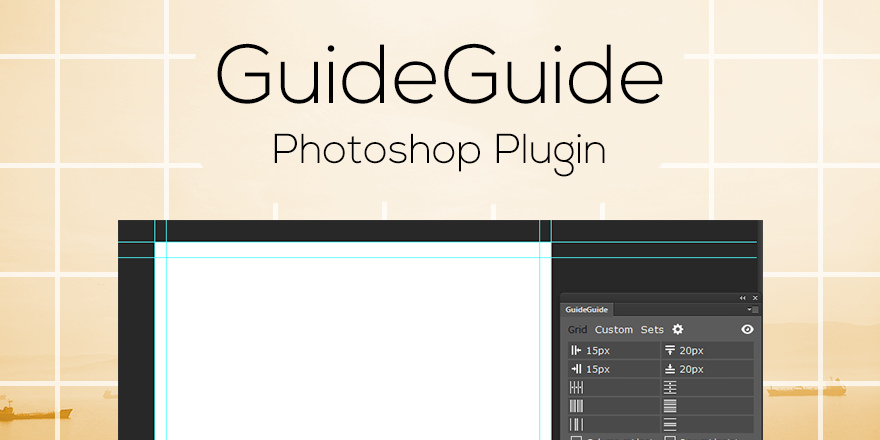 Crea Guías en Photoshop fácilmente con GuideGuide