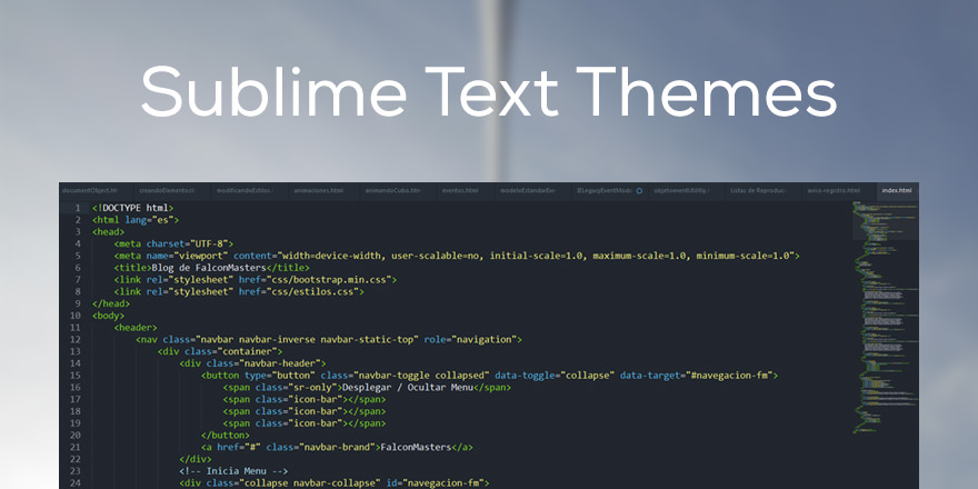 Como instalar Themes y Color Schemes en Sublime Text 2 y 3